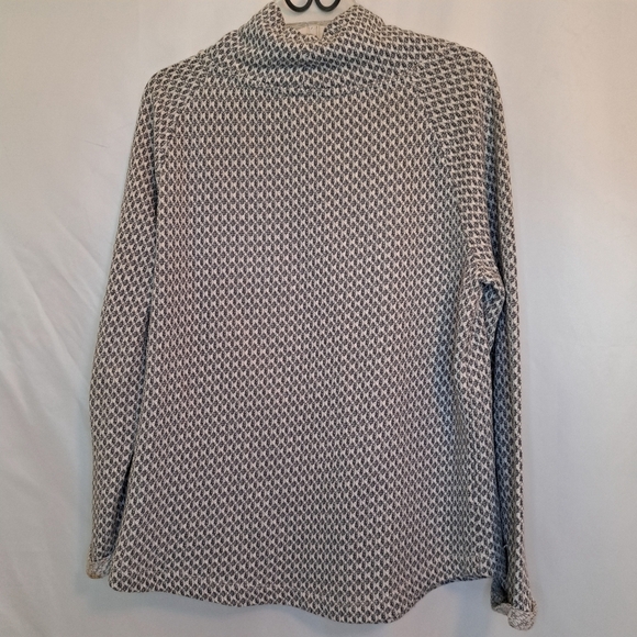 Ann Taylor Loft Lounge Women's NWOT Large Sift Gray Cowl Neck Sweatshirt #132 - Picture 8 of 12
